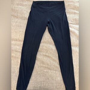 Lululemon Navy Blue Align High Rise Leggings Size 14 Excellent Condition 28”